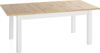 WFL GROUP Esstisch Lindberg ausziehbar verlängerbar rechteckig mit weißen Holzbeinen (MADE IN EU, XXL Groß– 120/140/150/160/200 cm ausziehbar auf 160/180/190/240/300 cm), platzsparender Tisch in Holzoptik für Küche, Esszimmer oder Wohnzimmer Bild 3