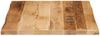 vidaXL Tischplatte mit Baumkante 80x80x3,8 cm Raues Mango Massivholz 370698 Bild 4