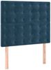 vidaXL Boxspringbett mit Matratze Dunkelblau 90x200 cm Samt 3132901 Bild 5