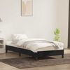 vidaXL Bettgestell ohne Matratze Schwarz 80x220 cm Samt 4101381 Bild 3