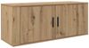 vidaXL Wandmontiertes TV-Regal Artisan-Eiche 100 x 34,5 x 40 cm 881154 Bild 2