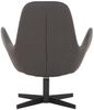 SalesFever Sessel mit Drehfunktion und extra dickem Sitzkissen in Dunkelgrau Bild 5