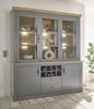 Buffetschrank Rideau in grau und Eiche Artisan 183 x 206 cm Bild 2