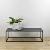 Spinder Couchtisch Stahl Modern Minimalistisch 120x35x40 cm Bild 2