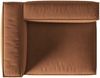 Micadoni Eckmodul Nuria 2-Sitzer Links Samt Honig Bild 4