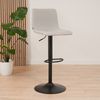 Bronx71 Barhocker Eva grau recycelter Stoff 60 - 76 cm Bild 2