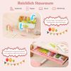 Kinderschreibtisch höhenverstellbar Schülerschreibtisch mit Kinder Schreibtischstuhl für 3-10 J. Kinder Rosa Bild 5