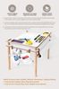 Kinderspieltisch mit Organizer 40 x 140 x 52 cm Holz Braun 89860527 [en. casa] Bild 3