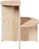 Couchtisch, Sofatisch Natur 50 x 40 x 50 cm Massivholz Kiefer Bild 5