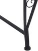vidaXL Baumbank 4-Sitzanzahl 160 x 80 x 89 cm Stahl Schwarz 42029524 Bild 3
