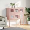 vidaXL Sideboard Rosa 100,5x39x107 cm Kaltgewalzter Stahl 853423 Bild 3
