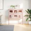 vidaXL Sideboard Rosa 100,5x39x107 cm Kaltgewalzter Stahl 853423 Bild 4