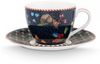PiP Studio Espressotasse Berry Blues Espressotasse m.U. blau 120ml, Porzellan Bild 5