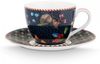 PiP Studio Espressotasse Berry Blues Espressotasse m.U. blau 120ml, Porzellan Bild 4