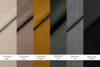 Wohnlandschaft Sofa U-Form GLORIA in Stoff Tiffani Schwarz Bild 3