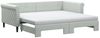 vidaXL Tagesbett Ausziehbar mit Matratzen Hellgrau 90x190 cm Samt 3197808 Bild 2