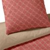 JOOP! Bettwäsche 2 teilig - Cornflower Double, Comfort-Satin, Baumwolle, Jacquard Rot/Gold 155x220cm Bild 3