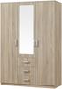 Kleiderschrank Bodolz 176x120x52 cm mit Spiegel [en. casa] Bild 2