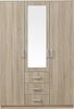 Kleiderschrank Bodolz 176x120x52 cm mit Spiegel [en. casa] Bild 4