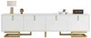 BlingBin TV-Schrank TV-Ständer Fernsehschrank (1-St, mit strukturierten Türen, goldene Griffe und goldene Beine) Modernes Design,160×38 ×44,5cm Bild 4