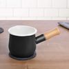 Milchtopf emailliert grau Bild 5