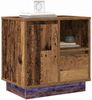vidaXL Nachttisch 2 pcs Altholz 50 x 34,5 x 50 cm Holzwerkstoff 869591 Bild 3