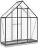 vidaXL Gewächshaus mit Fundamentrahmen Anthrazit 169x58x202 cm Alu 4005821 Bild 5