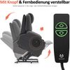 M MCombo elektrisch Aufstehhilfe Fernsehsessel Relaxsessel 7040 Massage Heizung elektrisch verstellbar USB-Anschluss (Mikrofaser, Dunkelgrau) Bild 3