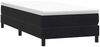 vidaXL Boxspringbett ohne Matratze Schwarz 80x220 cm Samt 3315851 Bild 3