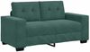 vidaXL Sofa Set 3 pcs Dunkelgrün 221 x 80 x 80 cm Samt 3324641 Bild 5