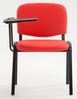 CLP 4er Set Stuhl Ken mit Klapptisch Stoff-Bezug,rot Bild 2