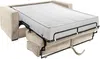 Vente-unique - LORETO Sofa SamtStoff Grau - B 223 cm95 cm x H 90 cm x L 195 cm Bild 3