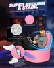 Patchhome Gamer Sitzsack, bereits befüllt, Polyester rosa, Ø 75 cm Bild 5