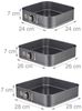 Relaxdays Quadratische Springform im 3er Set Bild 5