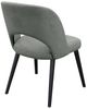 Polsterstuhl K84, Holzfarbe: Schwarz, Farbe: Magic Velvet 2217 Bild 2