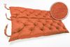 sunnypillow Bankauflage Bankauflage Stuhlkissen viele Farben und Größen zur Auswahl, 110x50x50cm orange Bild 4