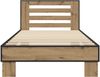 vidaXL Bettgestell mit Kopfteil Artisan-Eiche 80 x 200 cm 8009106 Bild 3