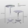 Stehtisch 2in1 höhenverstellbar 70/115cm Ø60cm Aluminium Bistrotisch Bartisch Bild 3