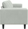 vidaXL Wohnzimmer Couch Hellgrau 250 x 77 x 76 cm 3335091 Bild 5