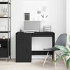 vidaXL Schreibtisch mit Speicher Schwarz Eichen-Optik 100 x 49 x 74 cm 862804 Bild 4