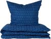 Schiesser Feinbiber Bettwäsche Set Drops aus weicher, wärmender Baumwolle, Farbe:Dunkelblau, Größe:155x220 cm Bild 3