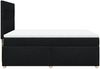 vidaXL Boxspringbett mit Matratze Schwarz 160x200 cm Stoff 3291333 Bild 5