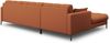 Micadoni Ecksofa Mamaia 5-Sitzer Links Strukturierter Stoff Neve Ziegel schwarze Beine Bild 4