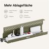 Desktronic Kabelkanal Schreibtisch, 2x43cm, Hochwertiger Stahl, Kabel Organizer für Kabelführung Grün Bild 3