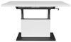 Mäusbacher Couchtisch Breite/Höhe verstellbar, weiss/schwarz - 120/160x59/75x60cm (BxHxT) Bild 4