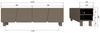 TV-Board Root - Kiefernholz Truffle Braun, 200 cm Bild 3