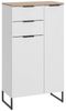 moebel-dich-auf Kommode ASPEN (Highboard, Badschrank mit 2 Schubkästen, in Schwarz matt, Weiß matt), Breite 60 cm Bild 4