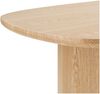 Esstisch >Serra< oval mit Wangenfuß, in Eschenfurnier, MDF - 110x75x210cm (BxHxT) Bild 5
