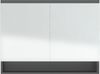 vidaXL Spiegelschrank fürs Bad 80x15x60 cm MDF Grau 331534 Bild 5