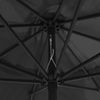 vidaXL Sonnenschirm mit Metall-Mast 390 cm Anthrazit 47380 Bild 5